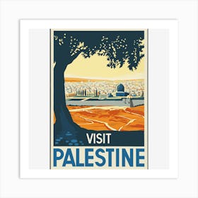 Visit Palestine Art Print