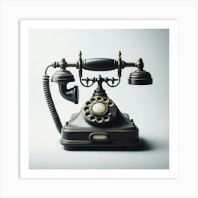 Old Fashioned Telephone Art Print