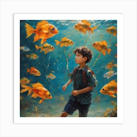 Goldfish Art Print