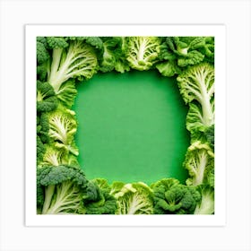 Frame Of Broccoli 8 Art Print