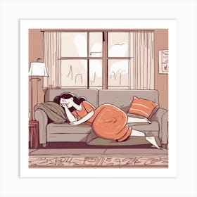 Maddies Mood Living Room Art print 10 Art Print