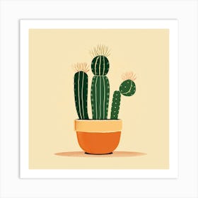 Cactus Illustration Art 19 Art Print