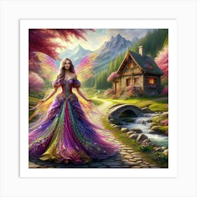 Fairy In The Forest 6 Art Print