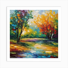 Autumn Trees 12 Art Print