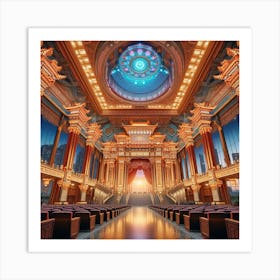 Chinese Theater Interior Art Print