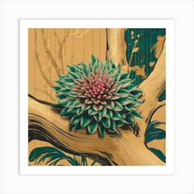 Plant In A Tree 1 Art Print