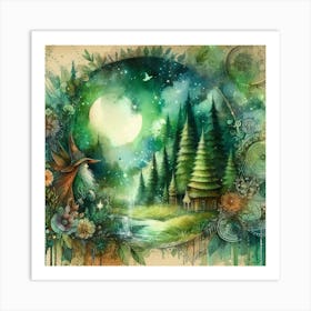 Fairy Forest 12 Art Print