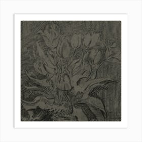 Tulips In A Vase Art Print