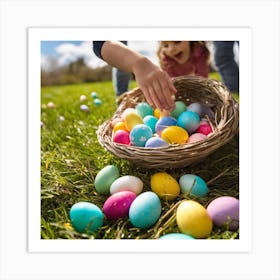 Easter Eggs 5 Art Print