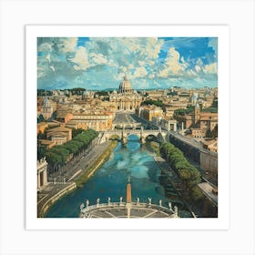 Rome And The Vatican Art Print