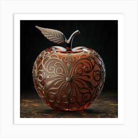 The glass apple an intricate design that adds to its exquisite appeal. 16 Art Print