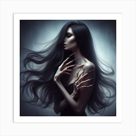 Dark Beauty Art Print