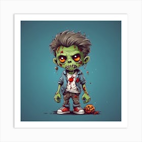 Zombie Boy 1 Art Print