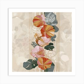 Floral Wall Art 1 Art Print