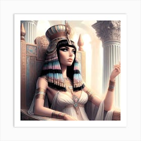 Cleopatra Portrait Artwork 37 Art Print