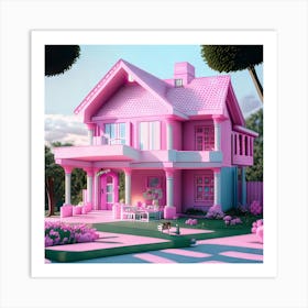 Barbie Dream House (642) Art Print