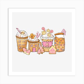 Gingerbread House Art Print