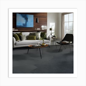 Modern Living Room Art Print