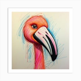 Flamingo 78 Art Print