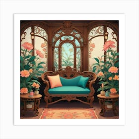 Victorian Interior Art Print