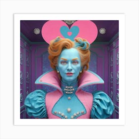 Queen Of Hearts Art Print