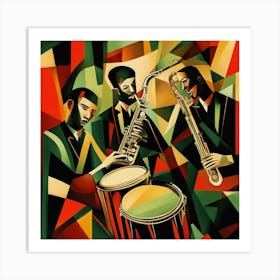 Jazz Trio Art Print