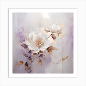 Lilac Lullaby: A Canvas of Elegance Art Print