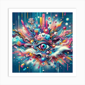 Psychedelic Art 28 Art Print