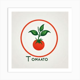 Tomato Logo 2 Art Print