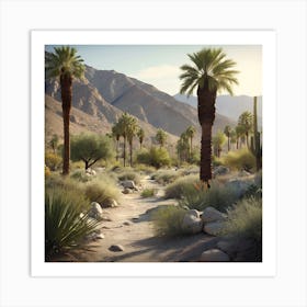 Desert Landscape Art Print