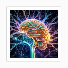 Brain Tree Art Print