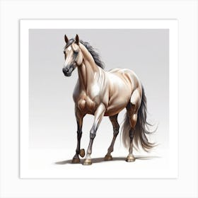 Horse Painting Art Print