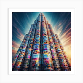 A Kaleidoscope of colors 1 Art Print