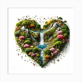 Heart Of Nature 3 Art Print