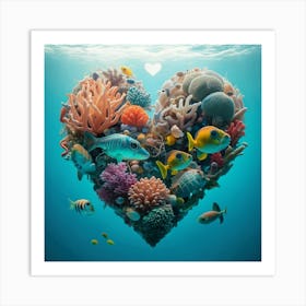 Heart Of The Ocean 1 Art Print