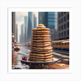 Stack Of Pancakes Art Print