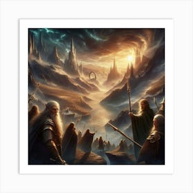 Lord Of The Rings Art Print