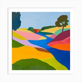 Abstract Park Collection Richmond Park London 2 Art Print