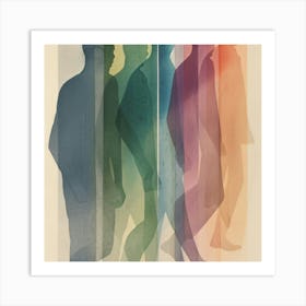 Men Walking Art Print