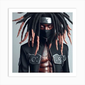 NARUTO WITH DREADLOCKS Art Print