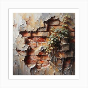 Brick Wall 2 Art Print