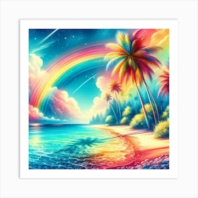 Rainbow Beach 1 Art Print