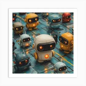 Robots 1 Art Print