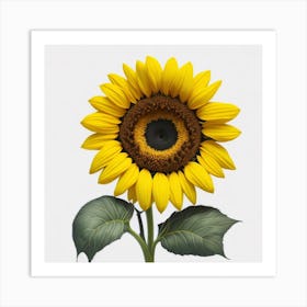 Sunflower myluckycharm9 Art Print