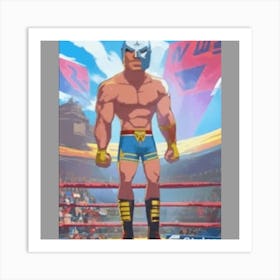 Wwe Champion Art Print