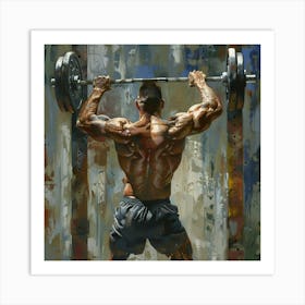 Back Squat 2 Art Print