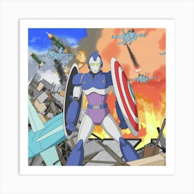 Captain America Art Print