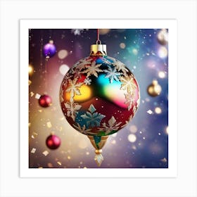 Christmas Ornaments 160 Art Print