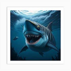 Tiger Shark Art Print