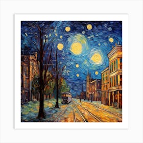 Starry Night 8 Art Print